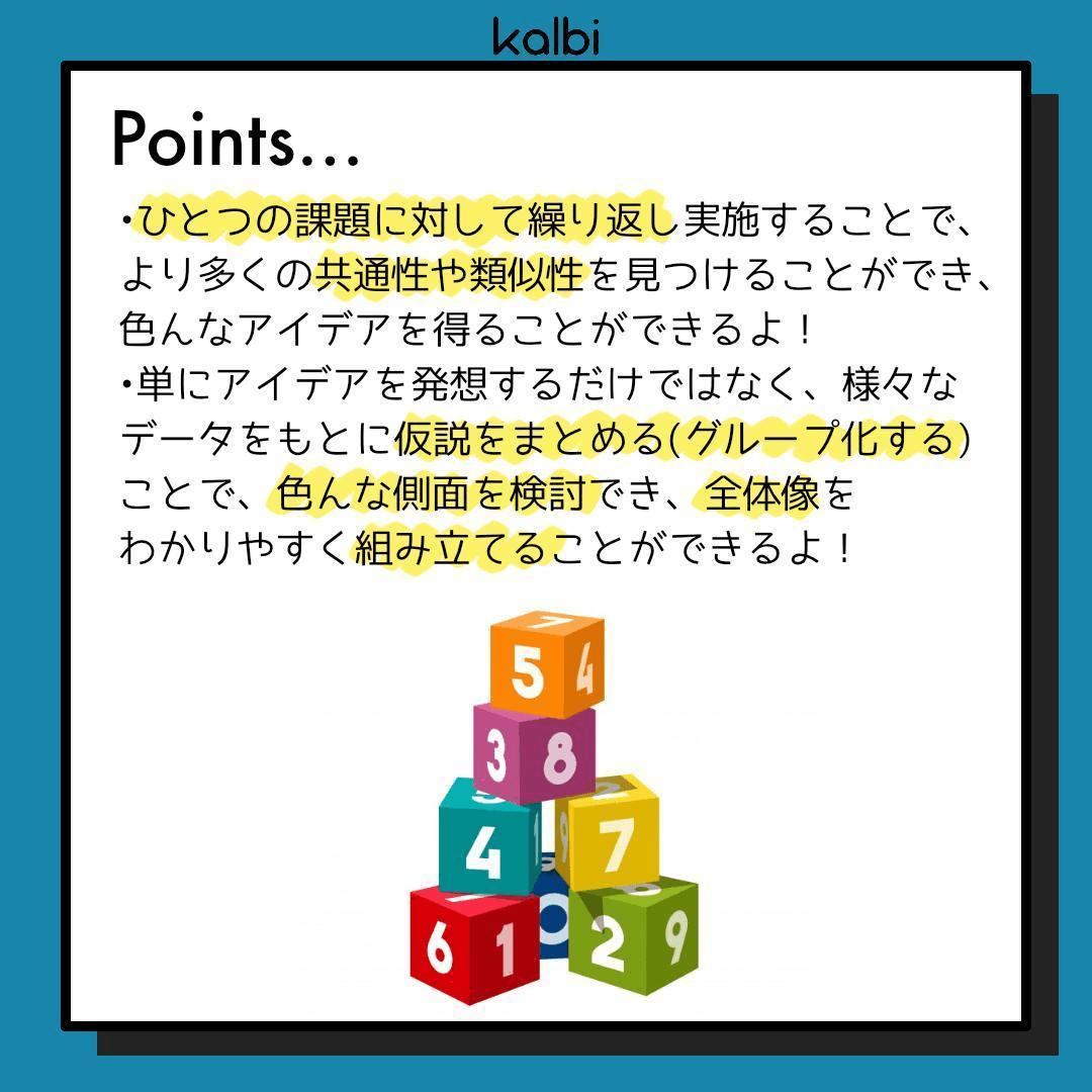 KJ法point