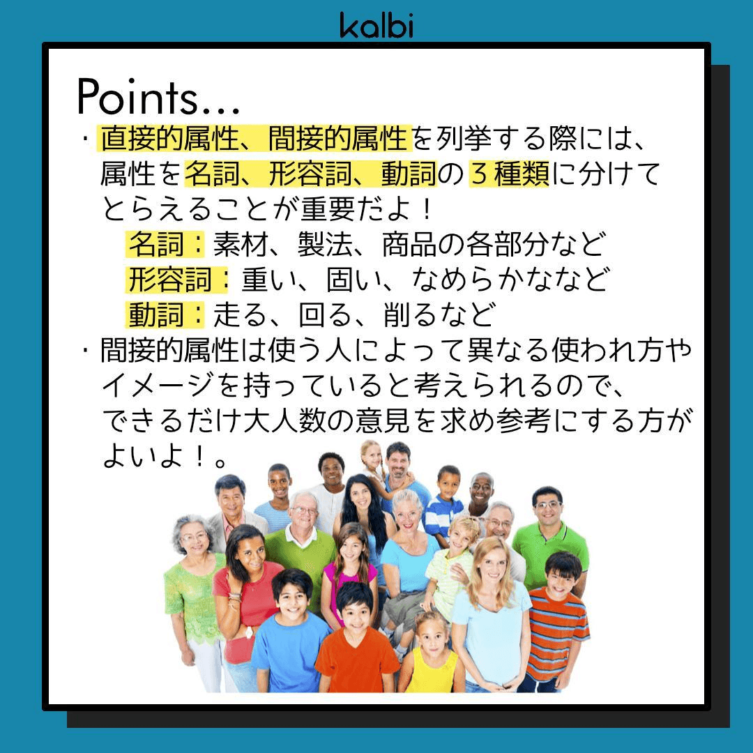 属性列挙法point