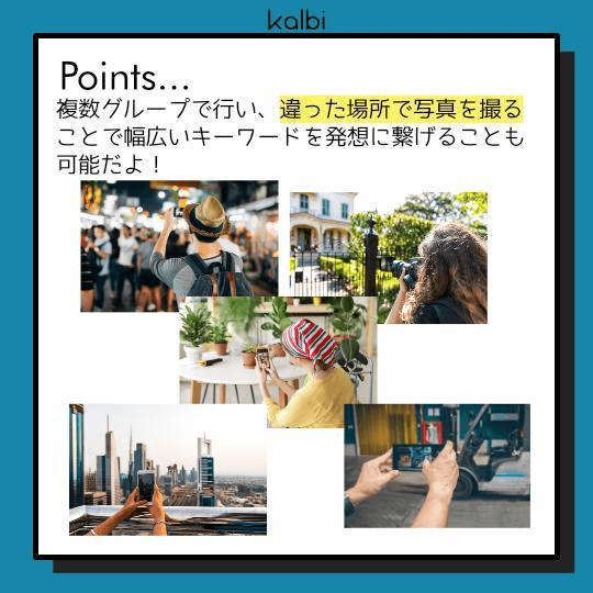 Taking Pictures法point